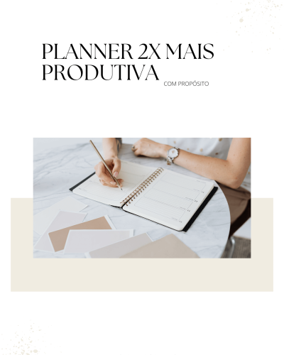Planner 2x mais Produtiva